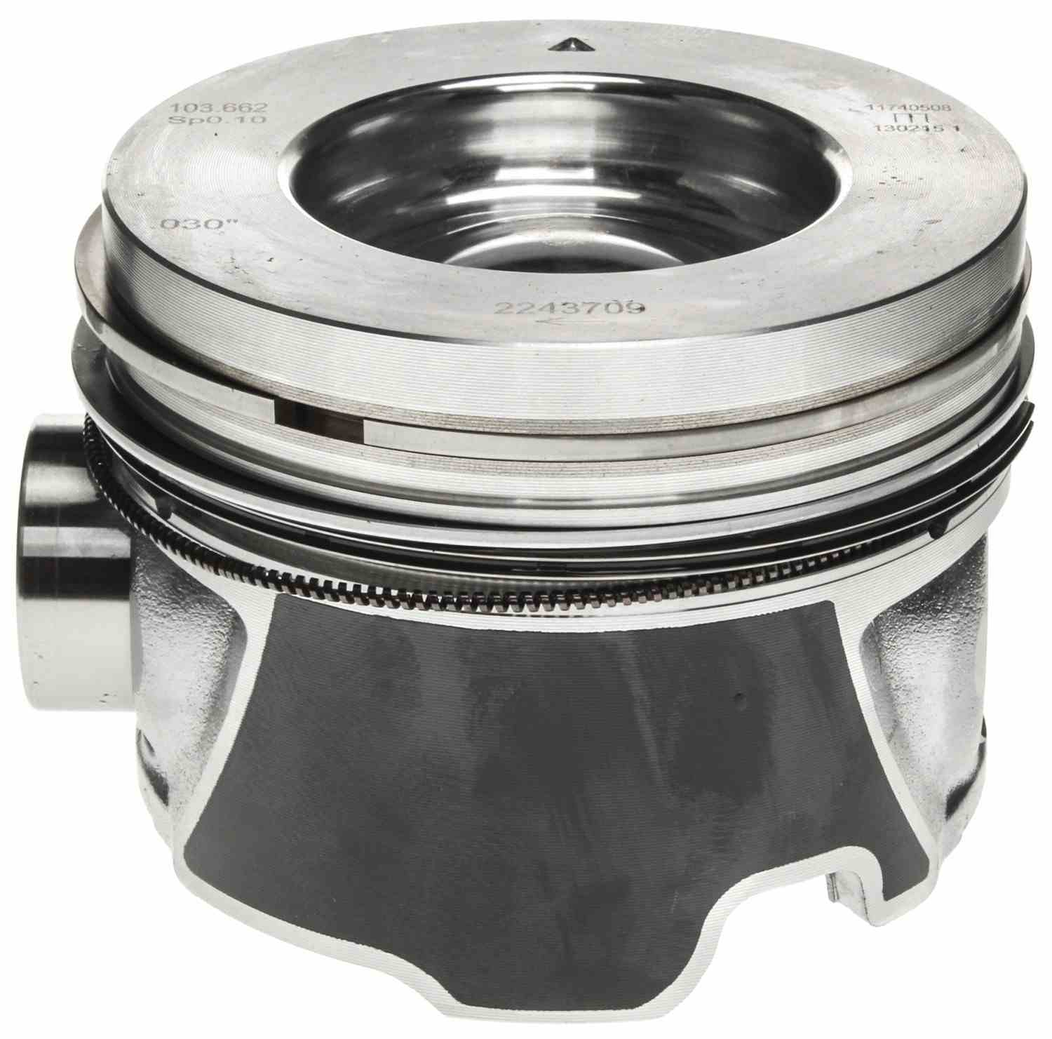 Mahle OE GM 6.6L Duramax 06-09 LMM LBZ Vin 26D .030 Left Bank Only Piston With Rings Set (Set of 4) 2243709WR030