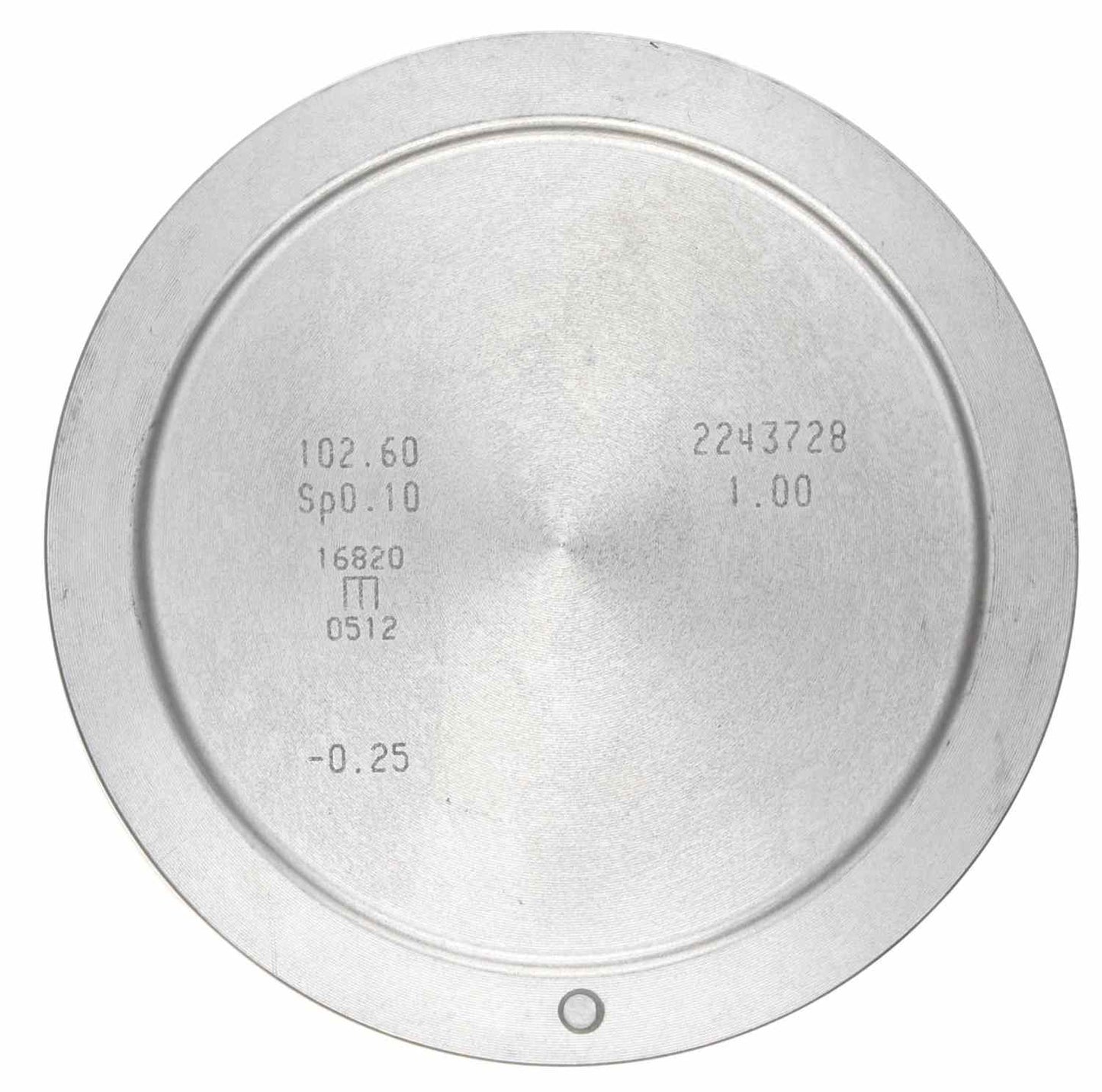 Mahle OE GM 6.0L 99-02 Vin N & U Fixed Pin 1.00MM Piston Set (Set of 8) 2243728100MM