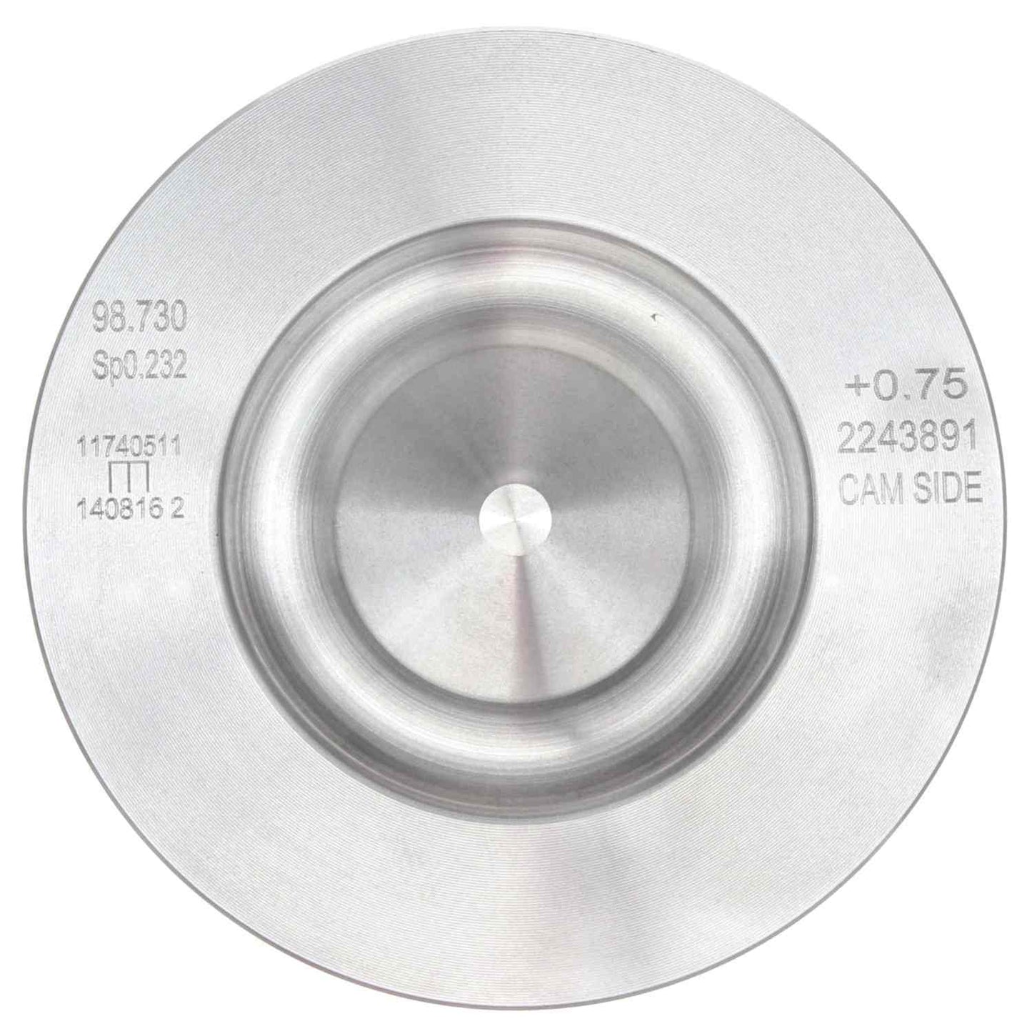 Mahle OE Ford 6.4L Diesel .75MM .010 /.025MM Reduced Compression Piston Set (Set of 8) 2243891075MM