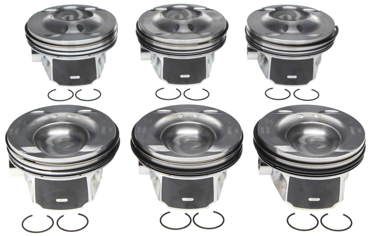 Mahle OE 12-16 Ford 3.5L Right/Left (0.50MM) w/rings Piston With Rings Set (Set of 6) 2243921WR050MM