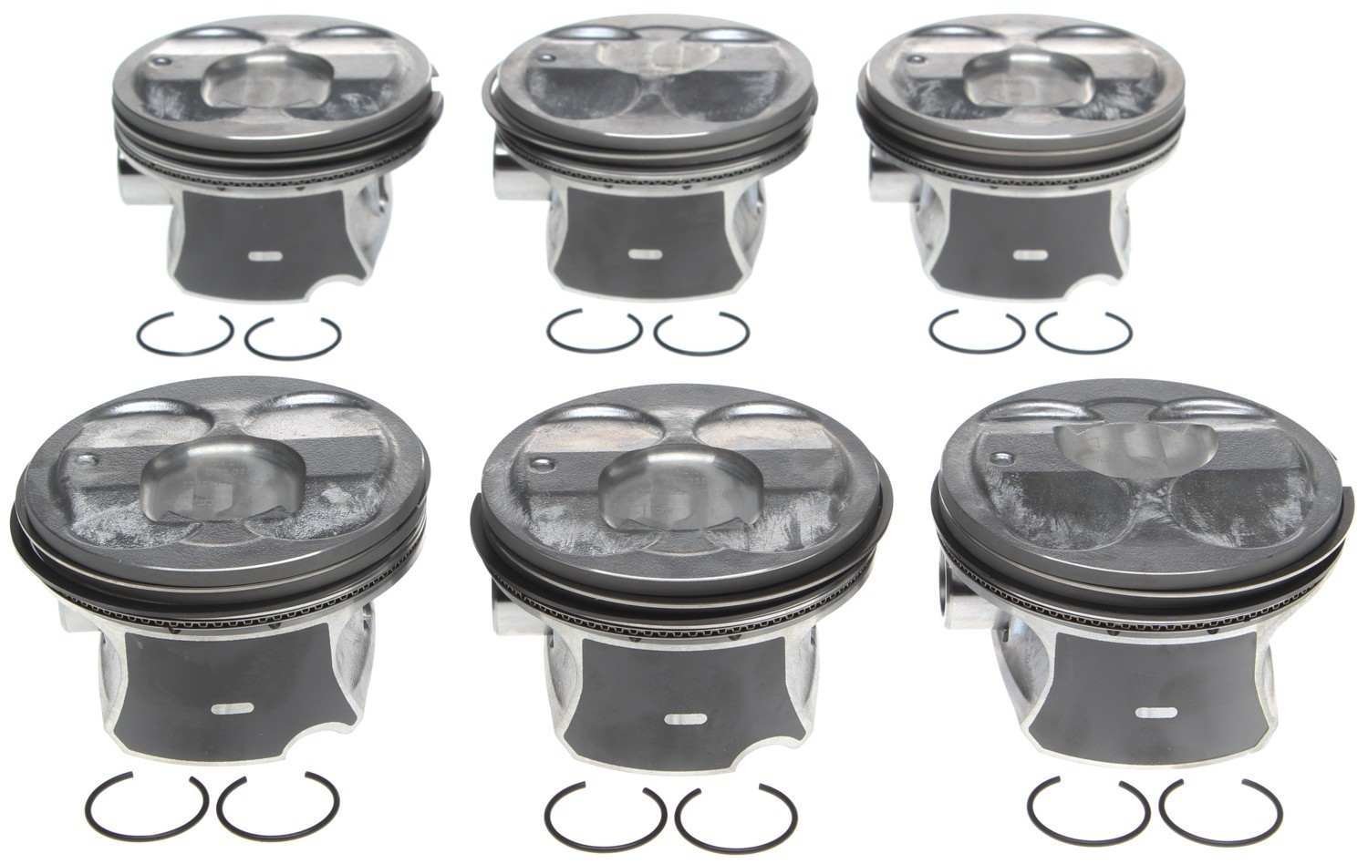 Mahle OE GM 3.6L LLT 08-15 Left and Right Pistons 0.25MM w/ Rings Piston With Rings Set (Set of 6) 2243928WR025MM