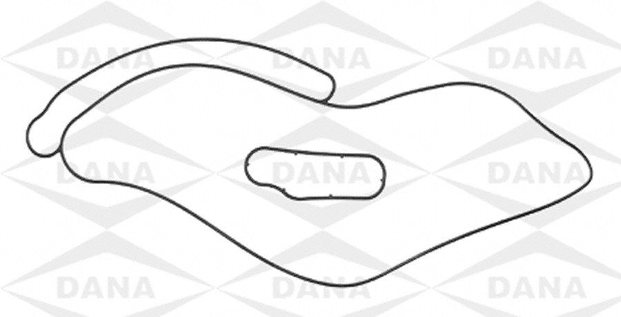 MAHLE Engine Water Pump Gasket  top view frsport GS31209