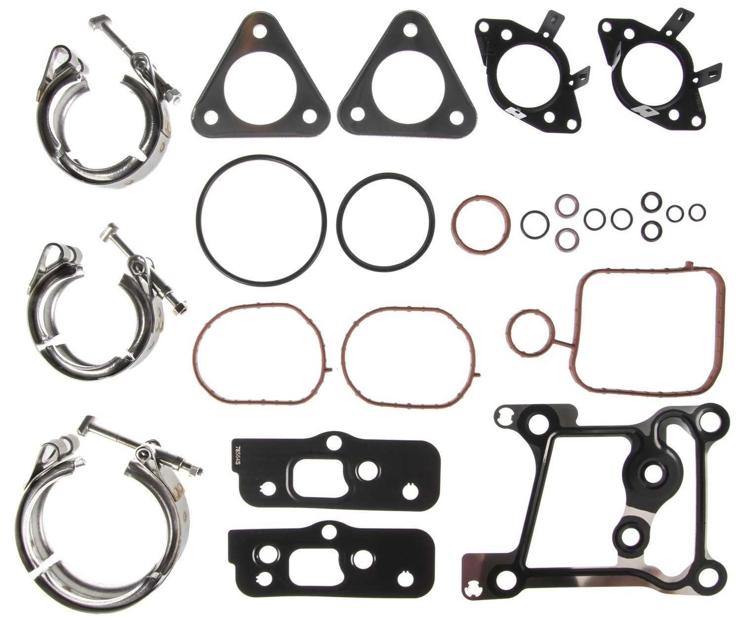 MAHLE Original 15-18 Ford 6.7L Powerstroke Turbocharger Mounting Gasket Set GS33789