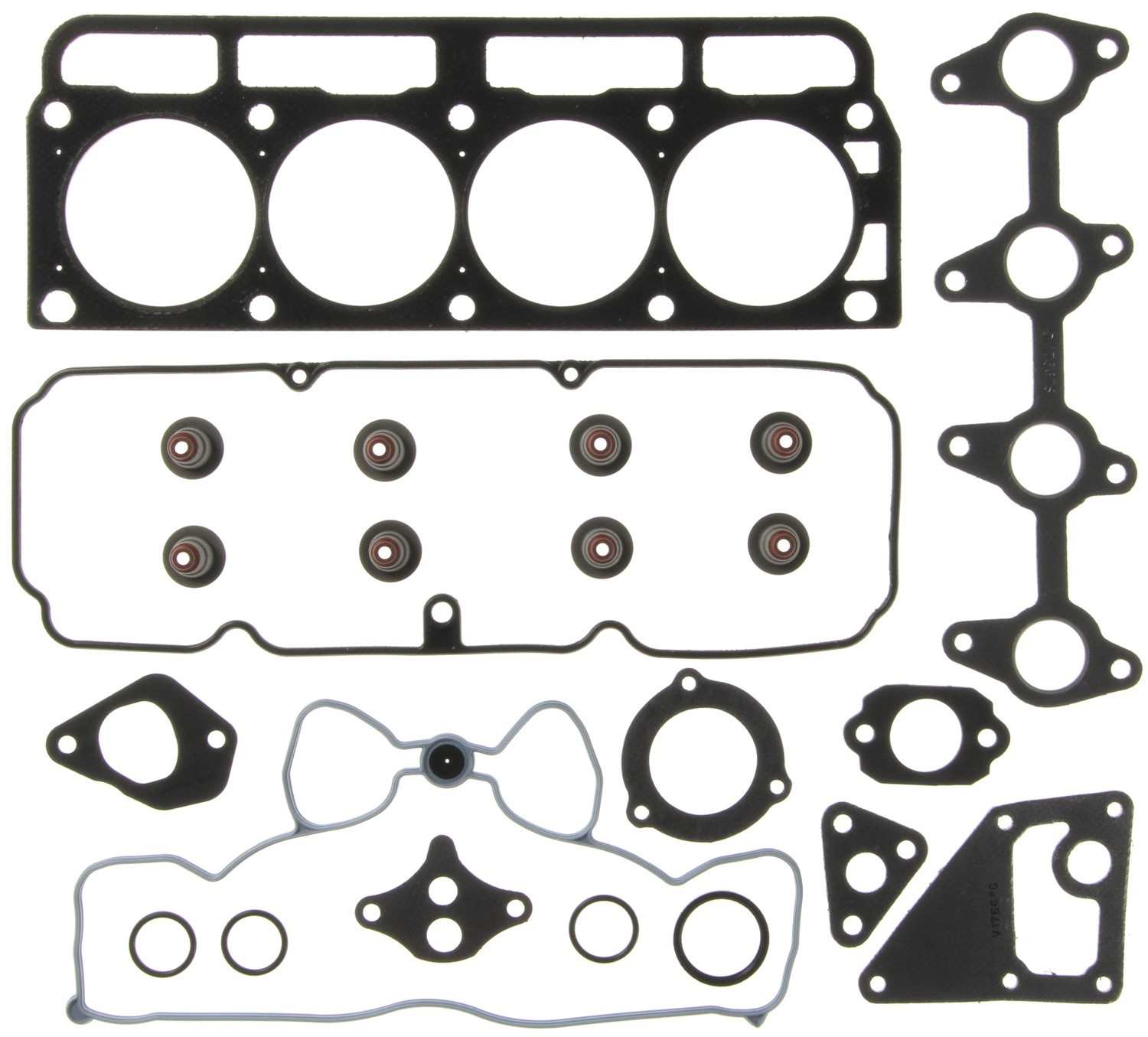 mahle engine cylinder head gasket set  frsport hs54051