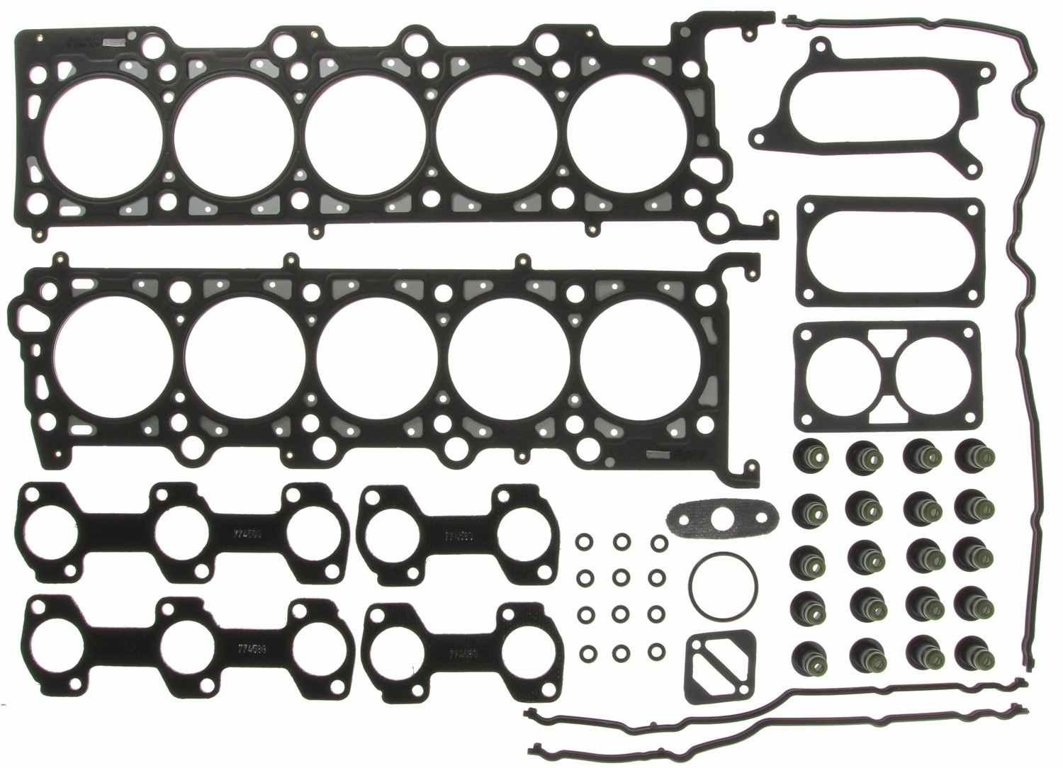 mahle engine cylinder head gasket set  frsport hs54242