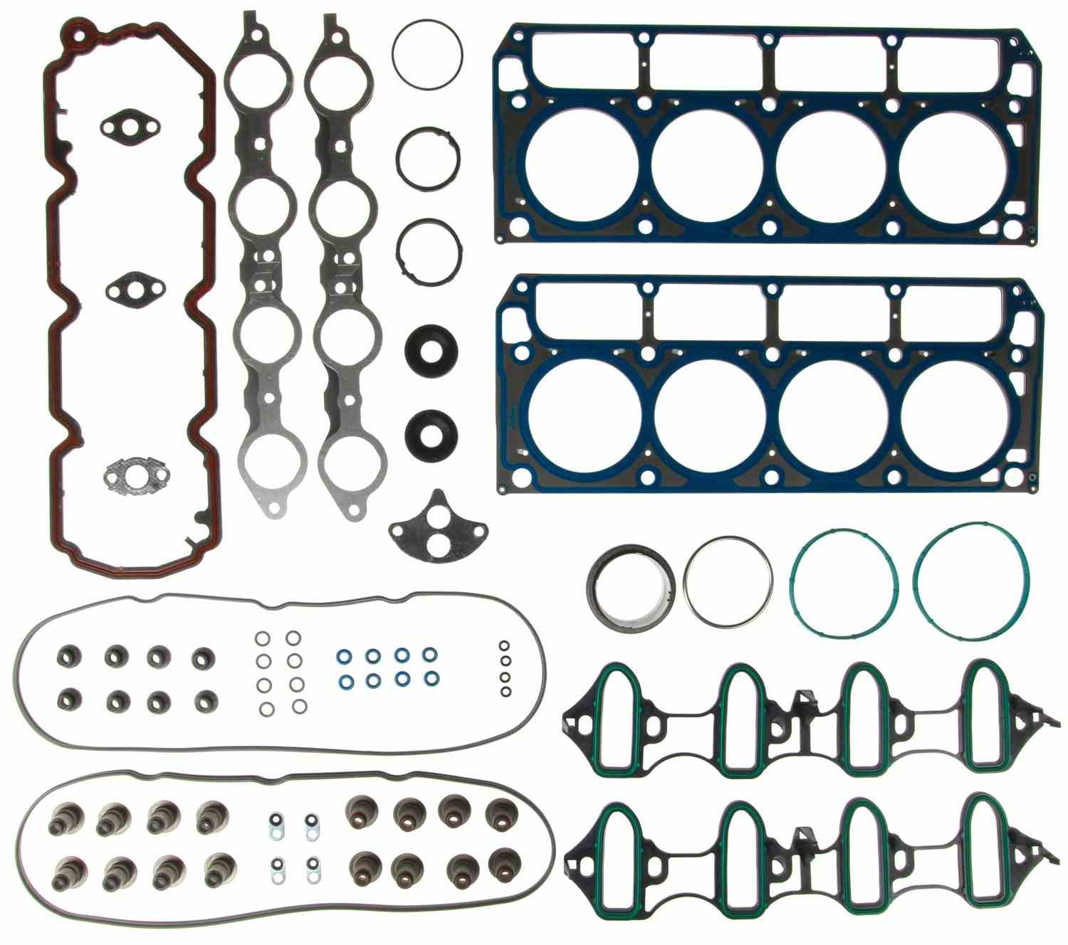 mahle engine cylinder head gasket set  frsport hs54442