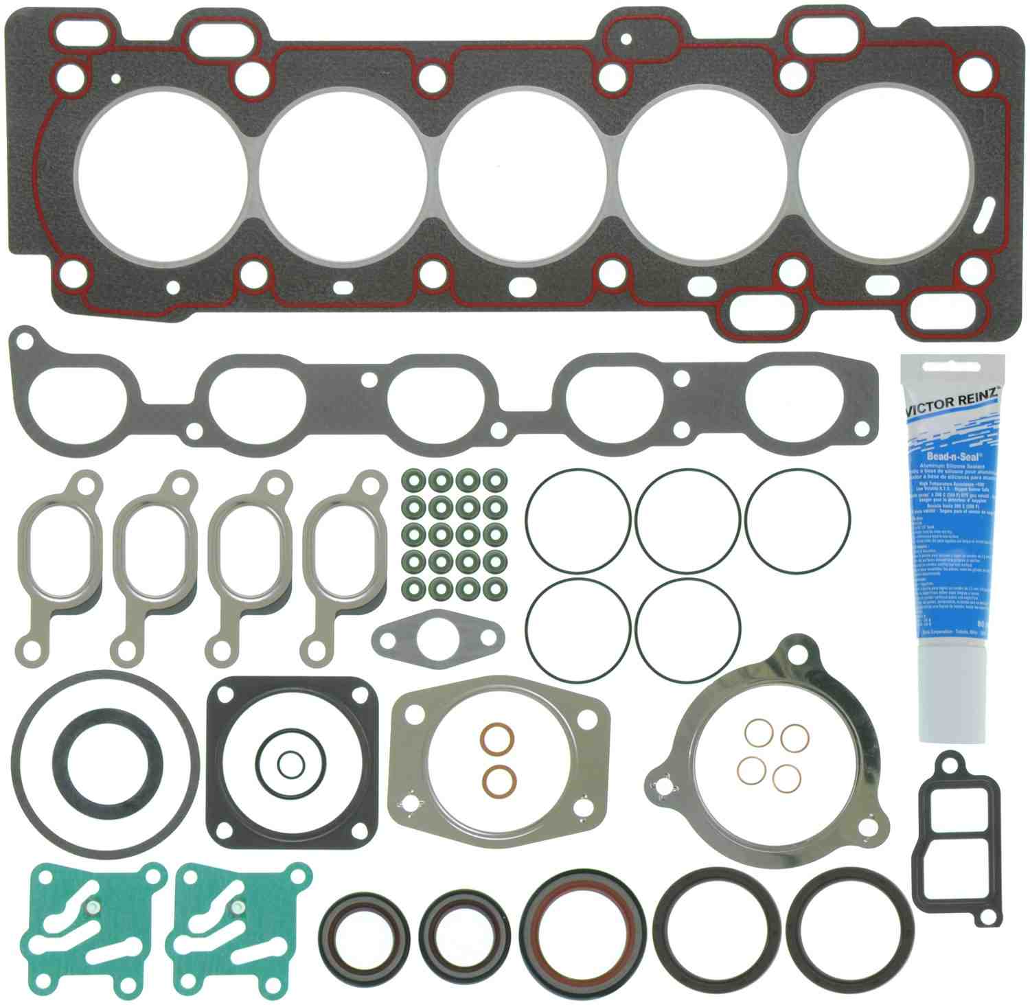 MAHLE Engine Cylinder Head Gasket Set  top view frsport HS54548