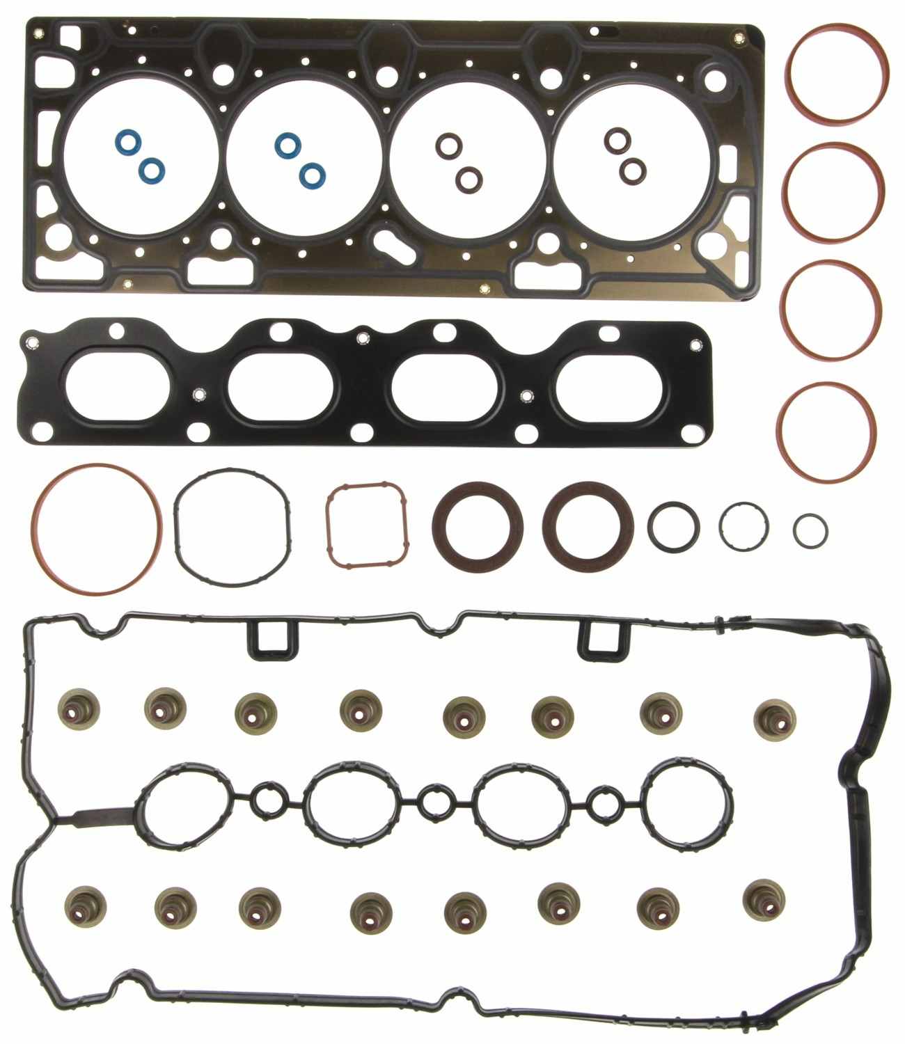 mahle engine cylinder head gasket set  frsport hs54702a