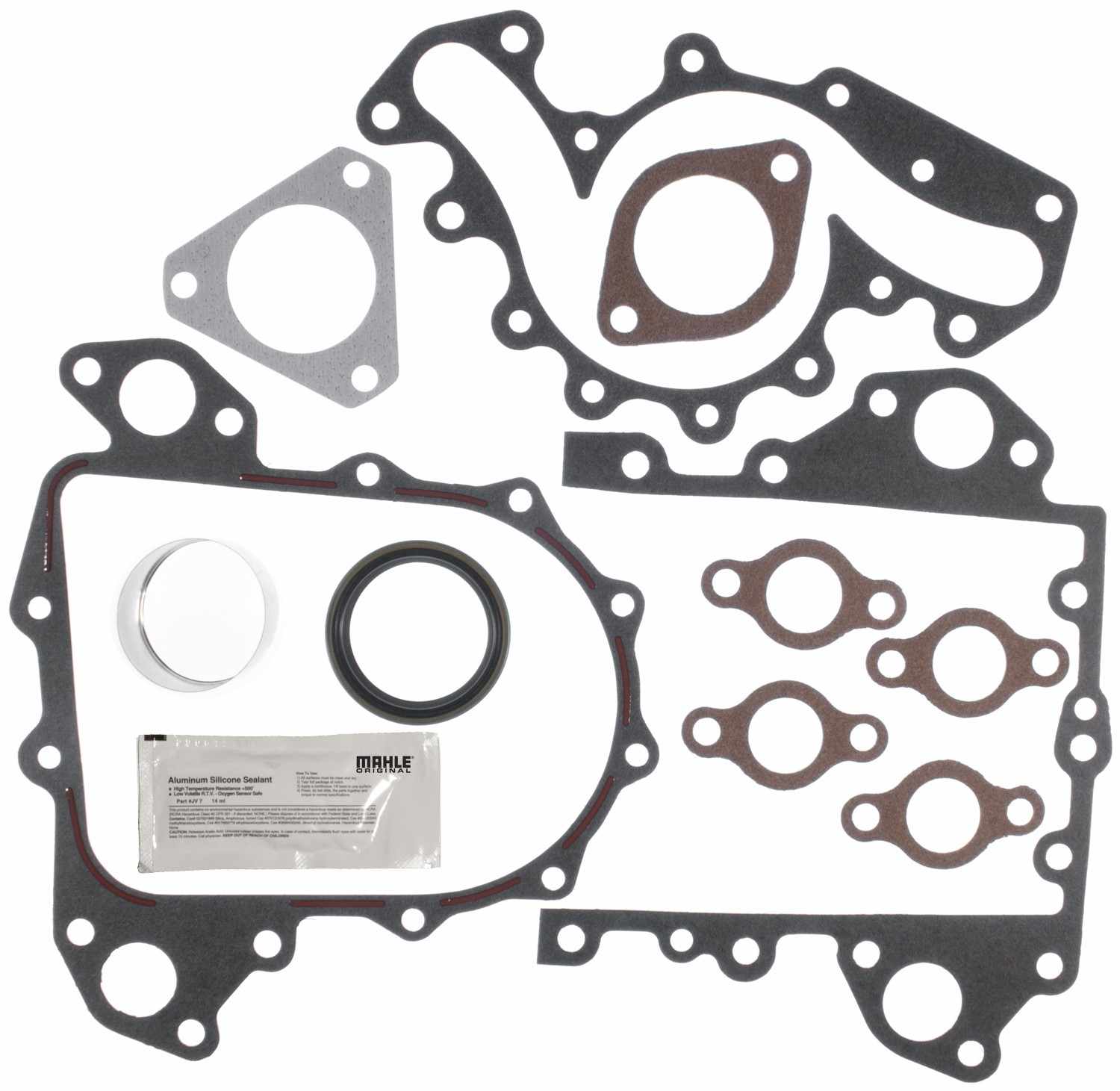 mahle engine timing cover gasket set  frsport jv1134