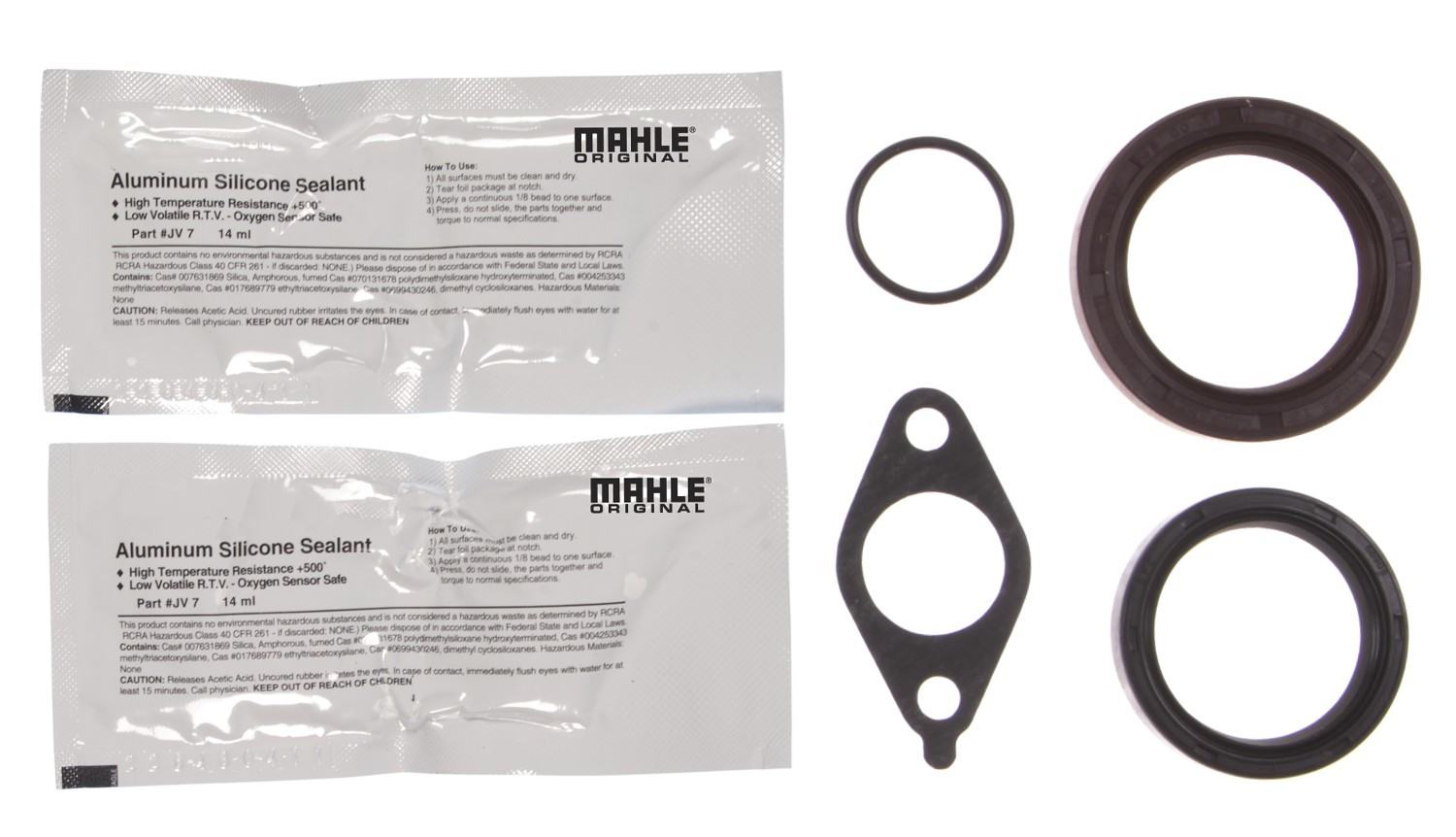 mahle engine timing cover gasket set  frsport jv1146