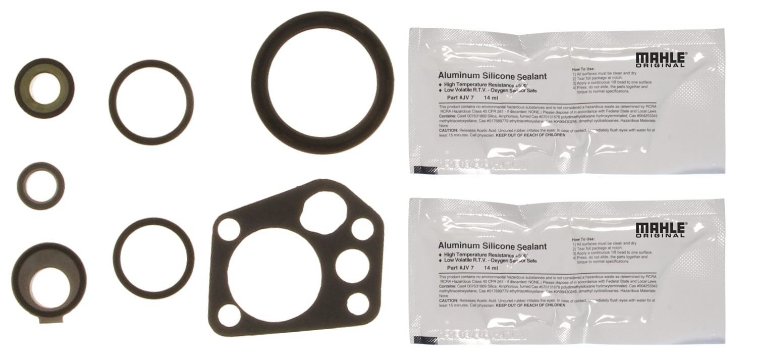 mahle engine timing cover gasket set  frsport jv5004