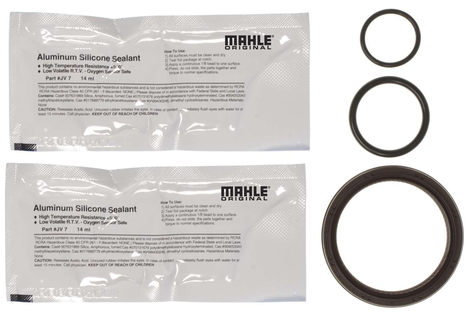 mahle engine timing cover gasket set  frsport jv5029