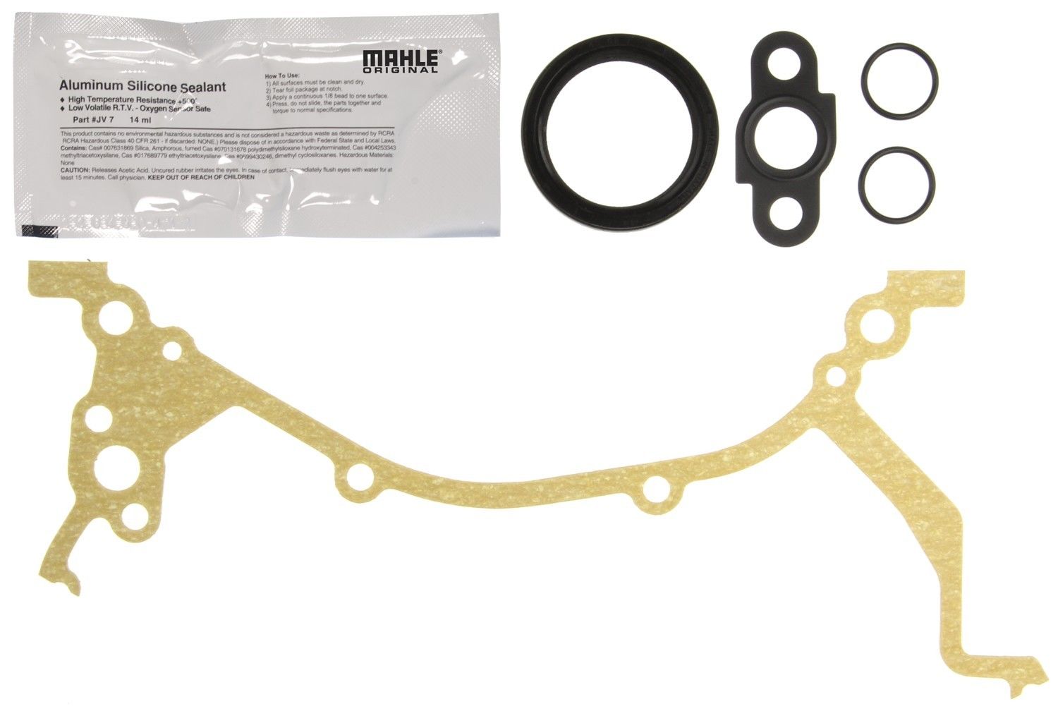 mahle engine timing cover gasket set  frsport jv5035