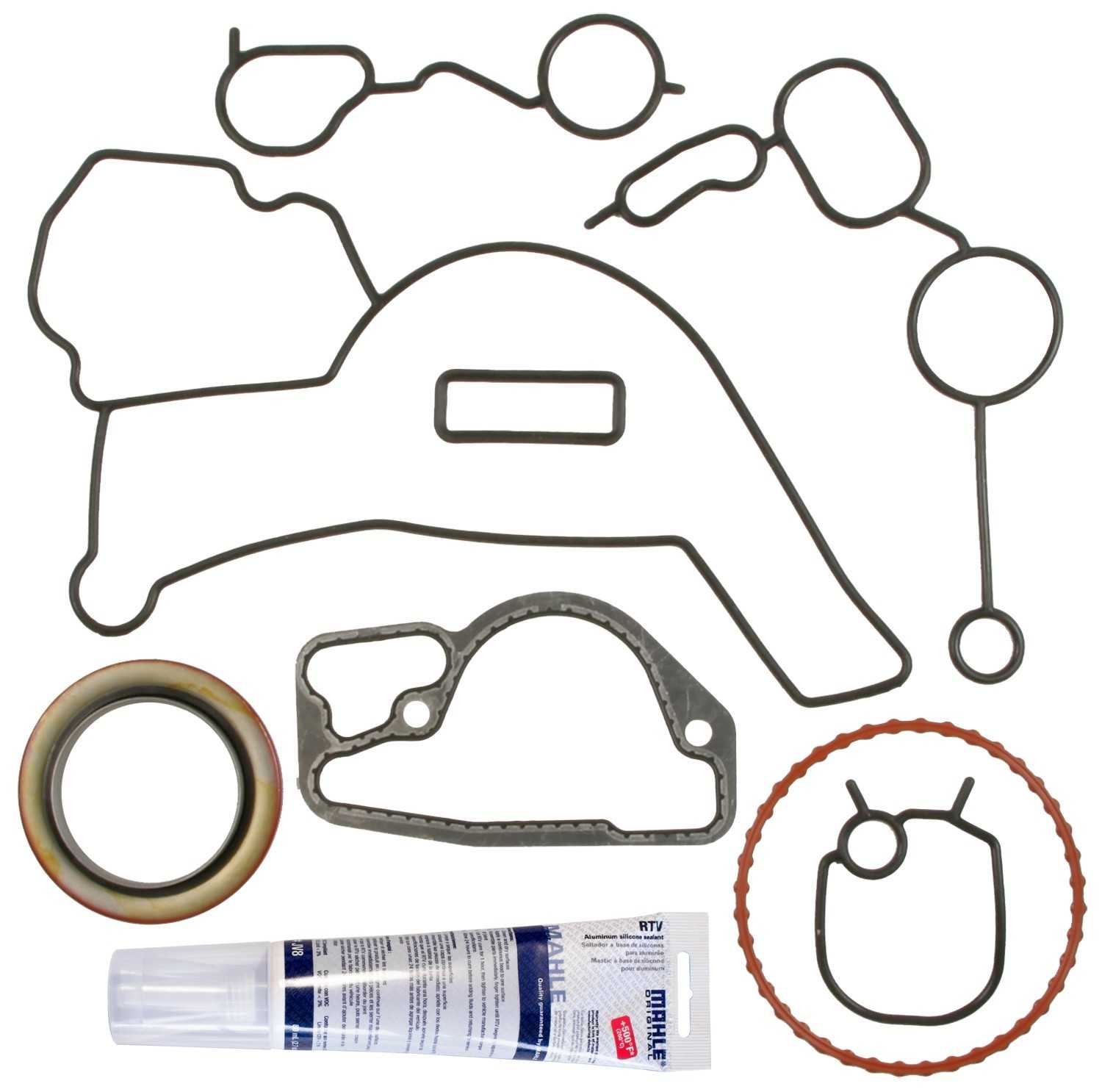 mahle engine timing cover gasket set  frsport jv5059