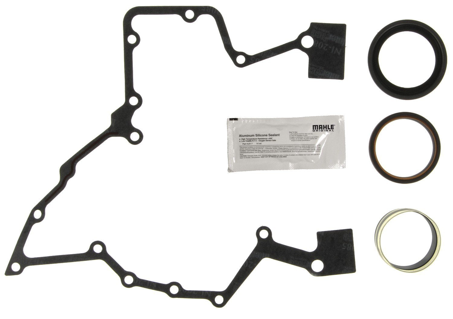 mahle engine timing cover gasket set  frsport jv5076