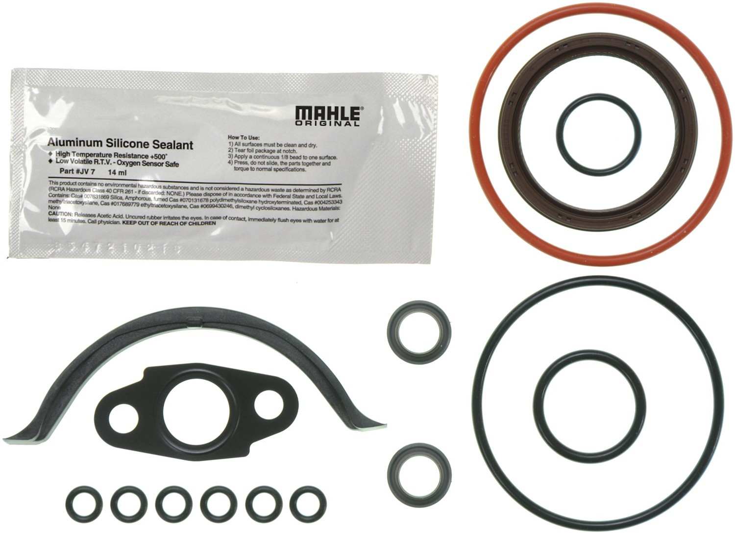 mahle engine timing cover gasket set  frsport jv5080