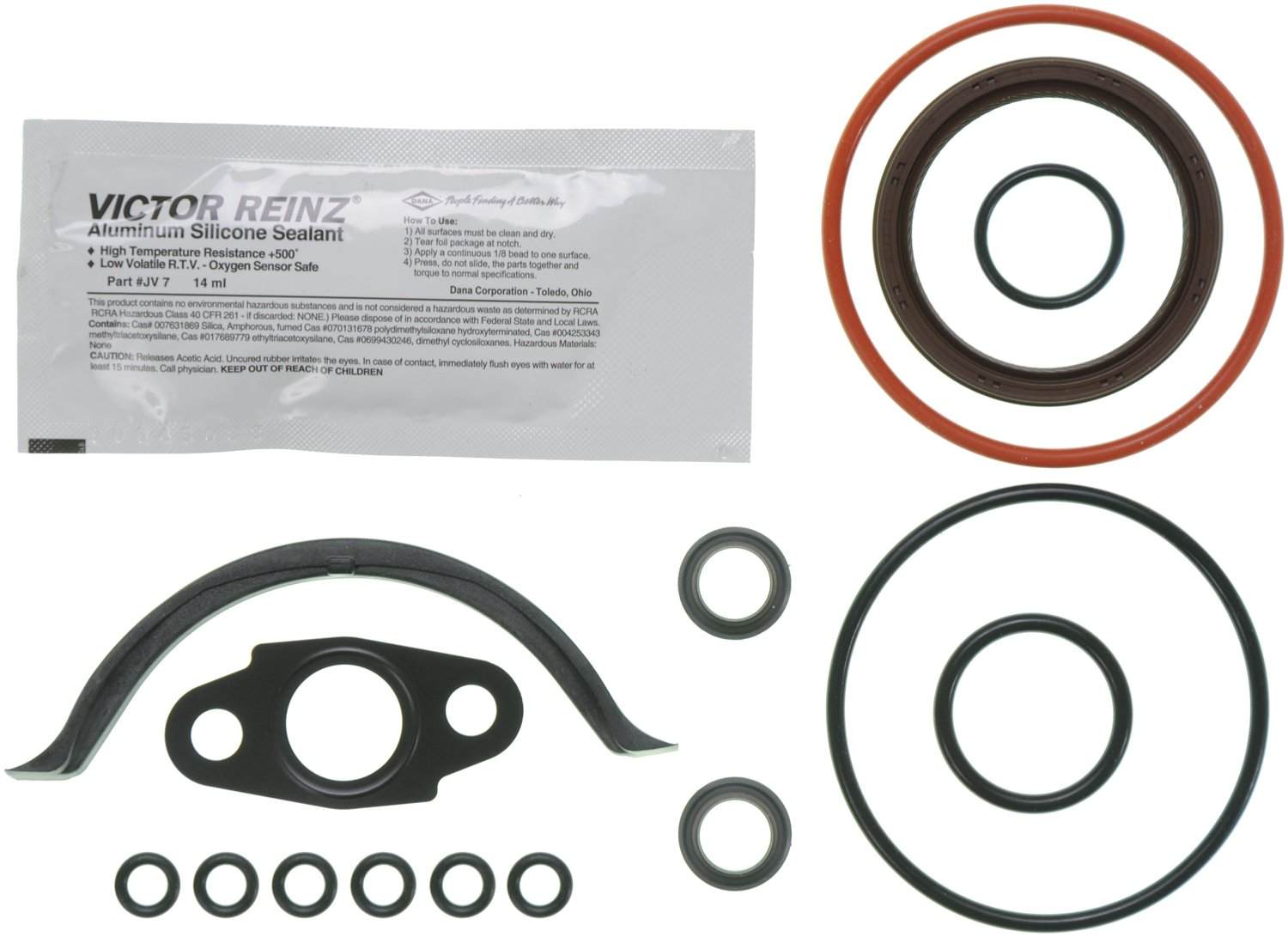 MAHLE Engine Timing Cover Gasket Set  top view frsport JV5080