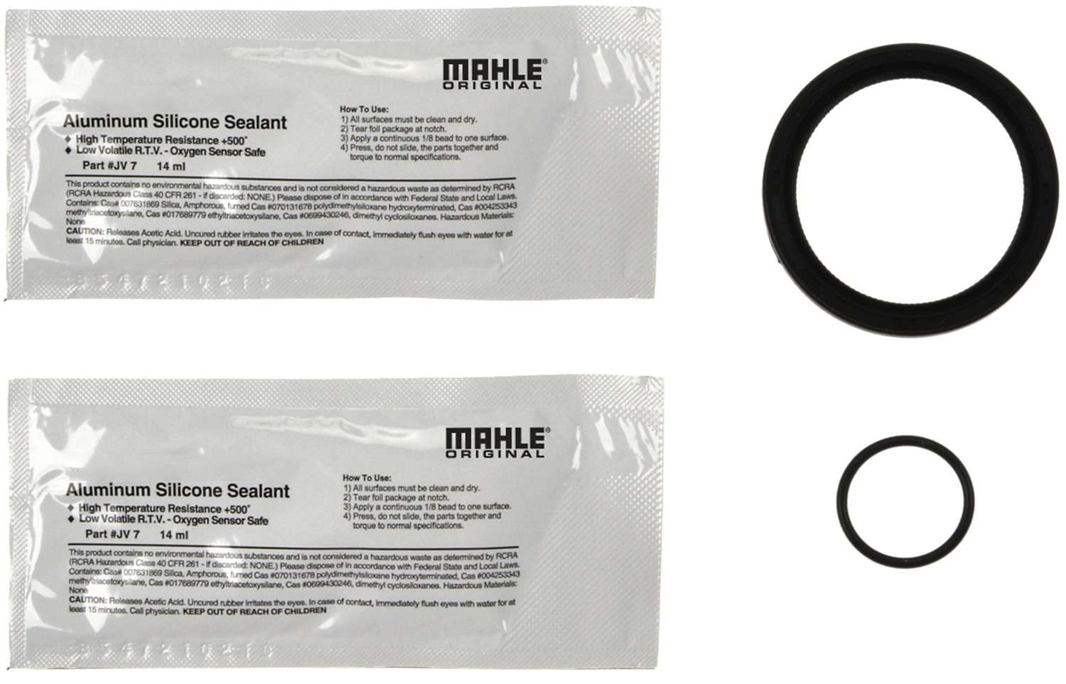 mahle engine timing cover gasket set  frsport jv5135