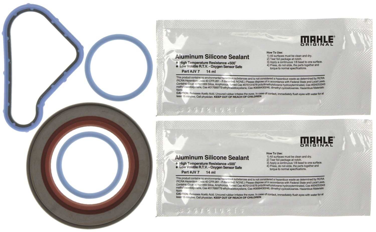 mahle engine timing cover gasket set  frsport jv5137