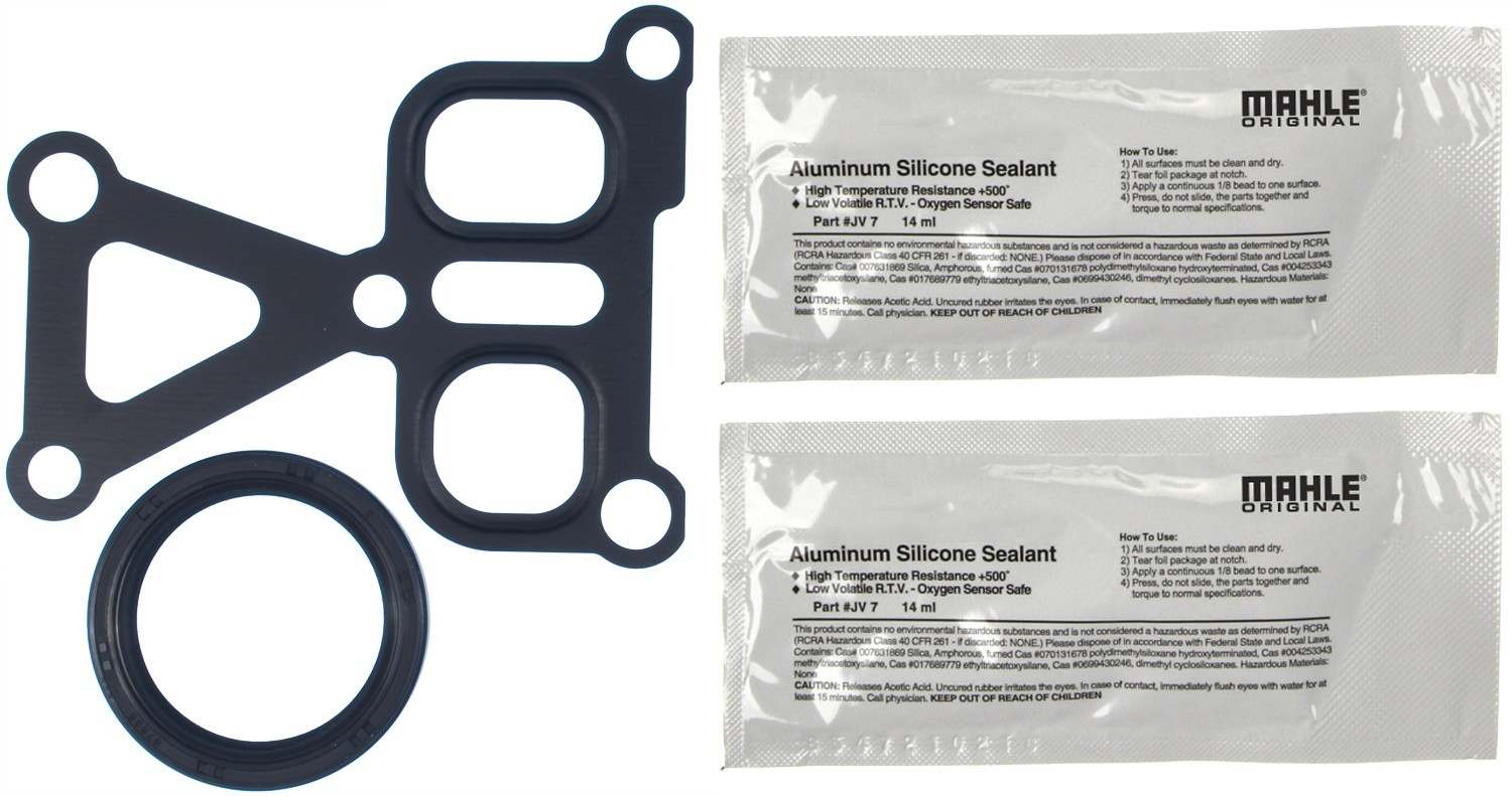 mahle engine timing cover gasket set  frsport jv5161