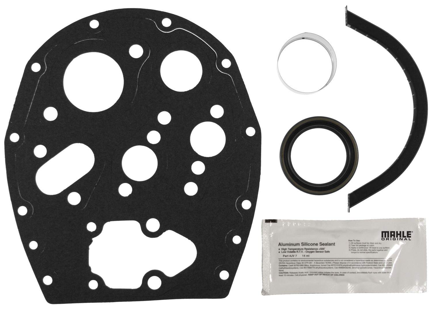 mahle engine timing cover gasket set  frsport jv926