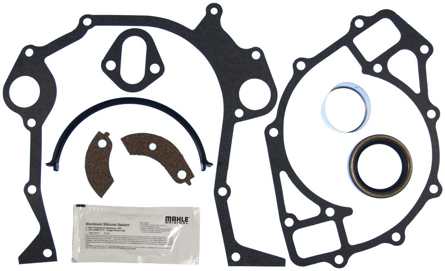 mahle engine timing cover gasket set  frsport jv932