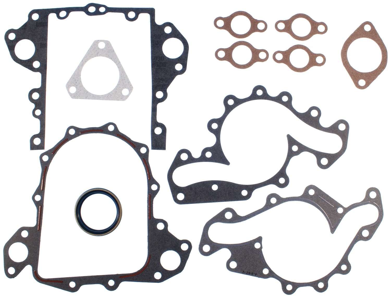 mahle engine timing cover gasket set  frsport jv971