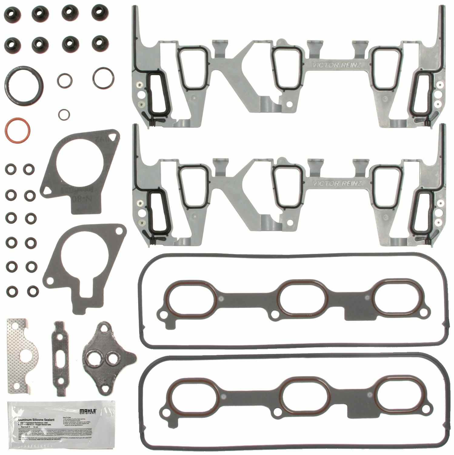 mahle engine intake manifold gasket set  frsport mis16259