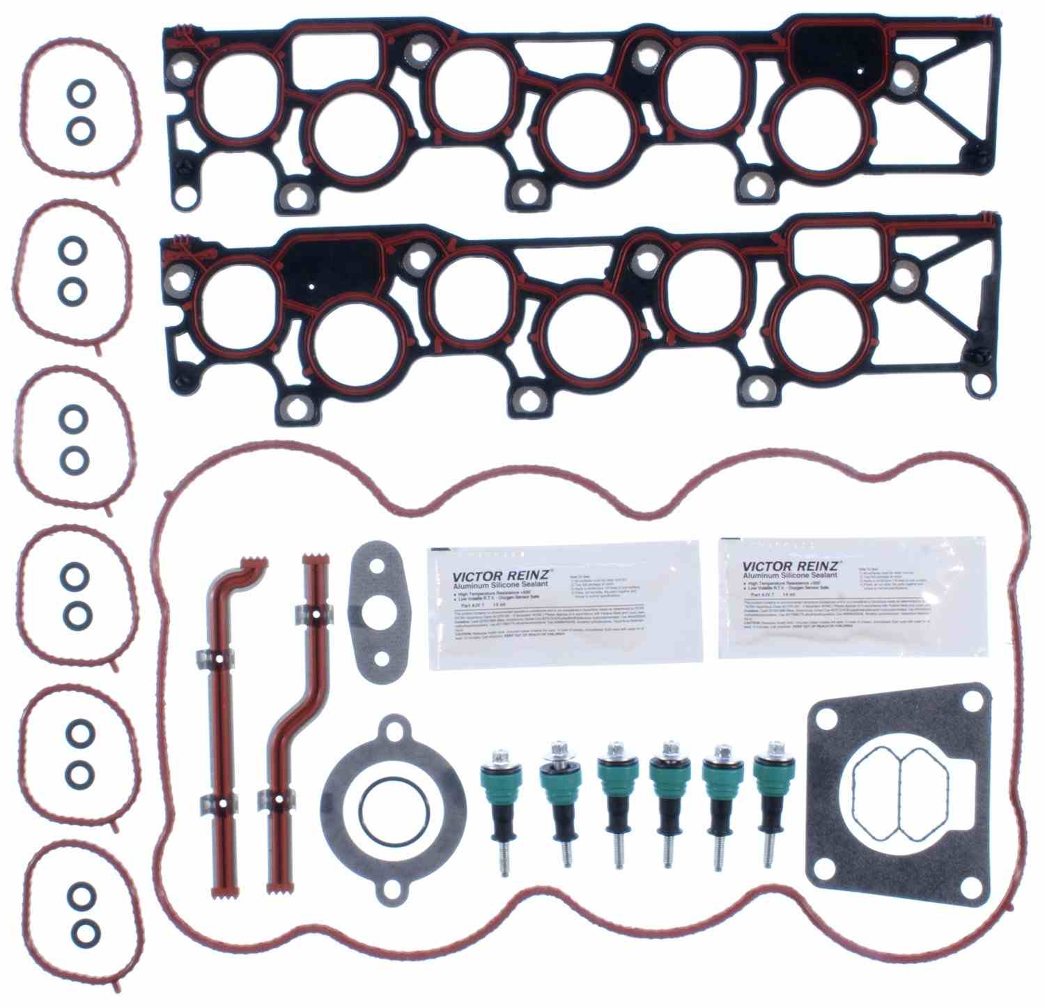 MAHLE Engine Intake Manifold Gasket Set  top view frsport MIS16294