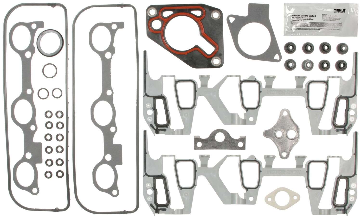 mahle engine intake manifold gasket set  frsport mis17892