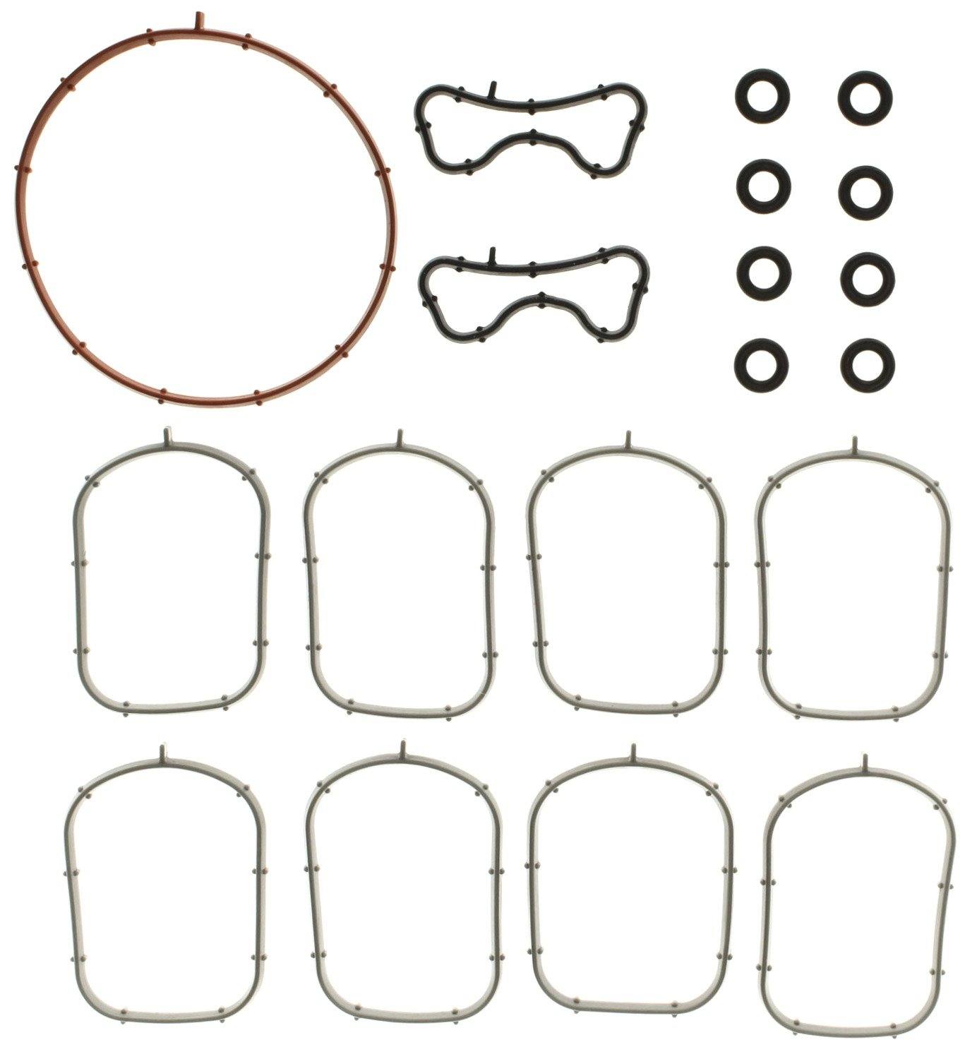 mahle engine intake manifold gasket set  frsport mis19276