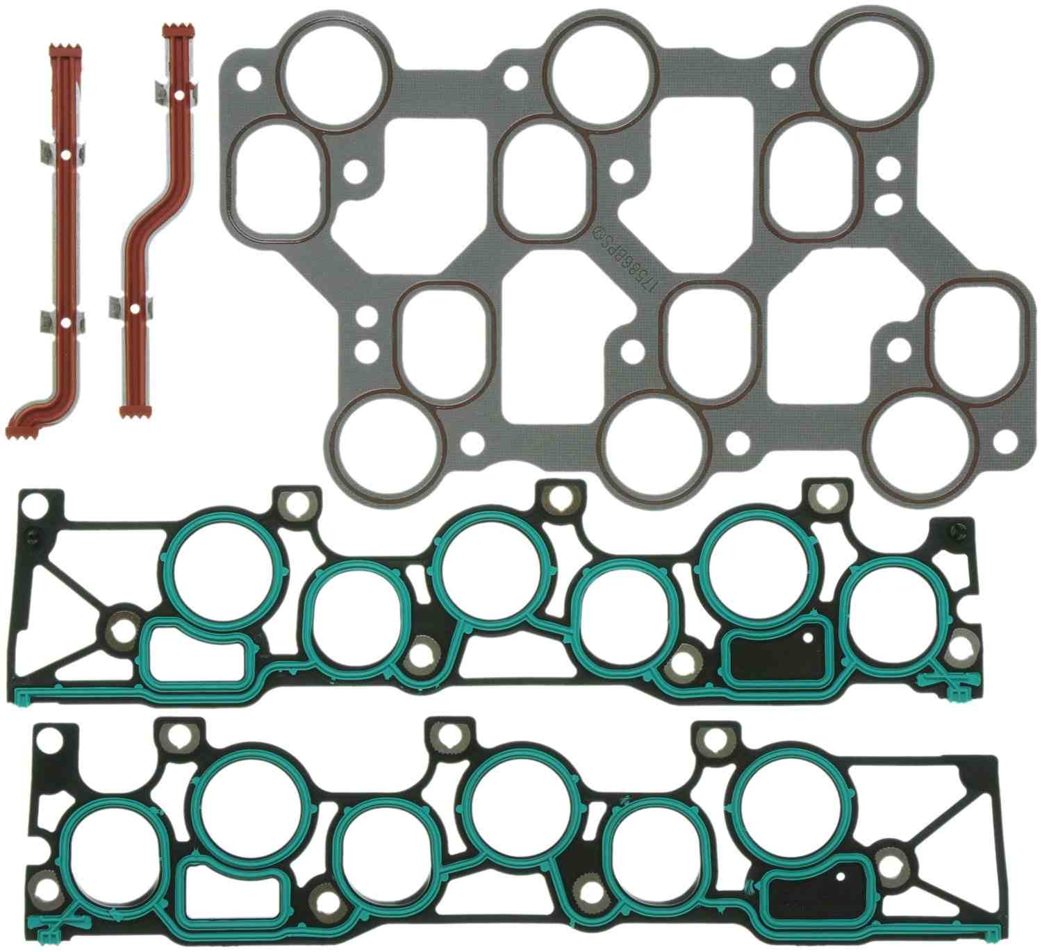 MAHLE Engine Intake Manifold Gasket Set  top view frsport MS19388