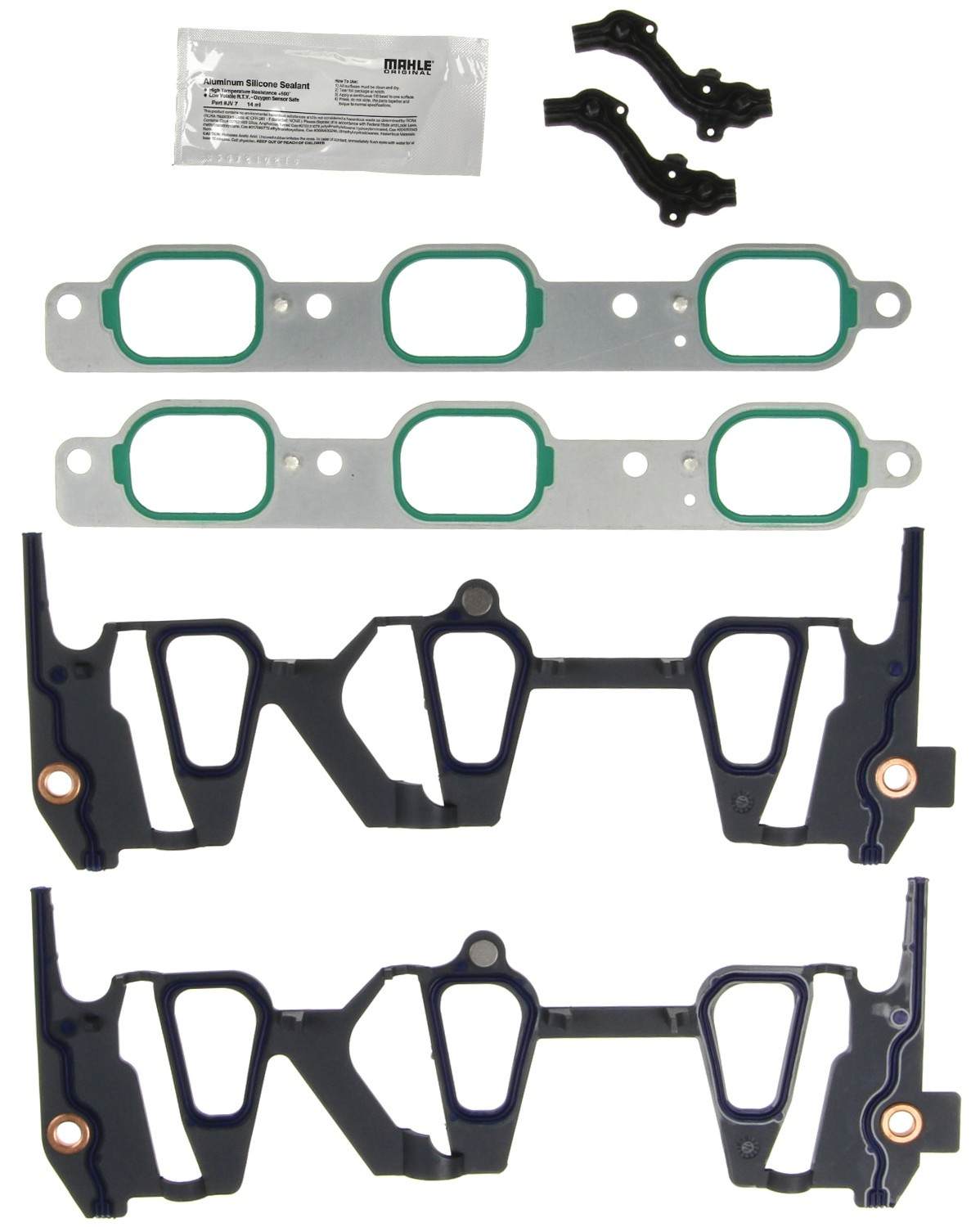 mahle engine intake manifold gasket set  frsport ms19510