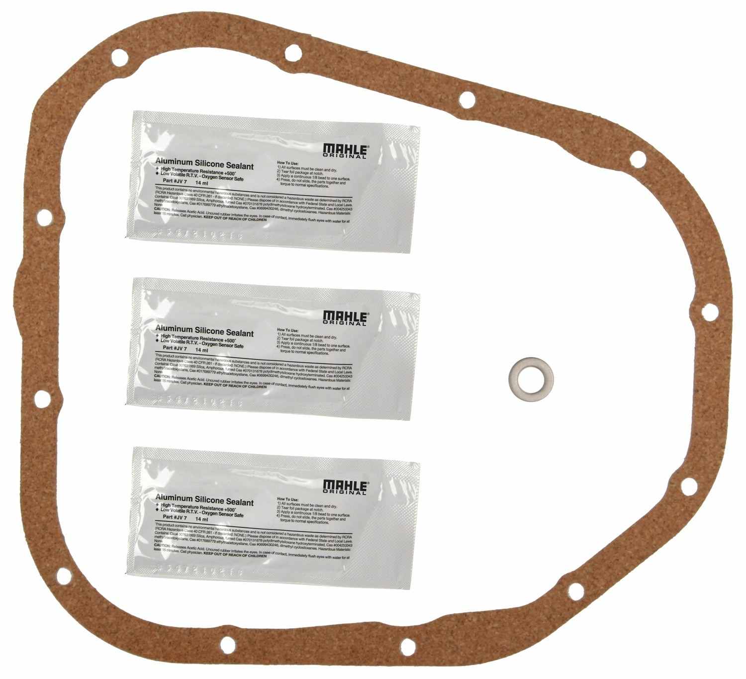 mahle engine oil pan gasket set  frsport os32237