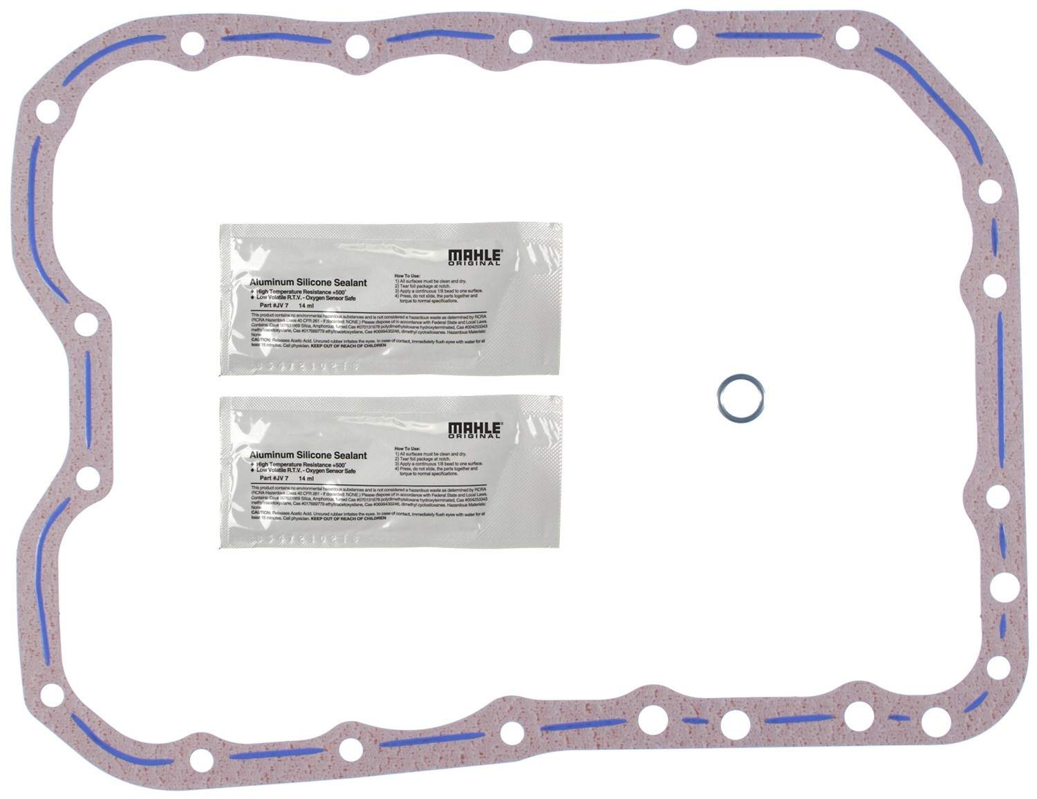 mahle engine oil pan gasket set  frsport os32367