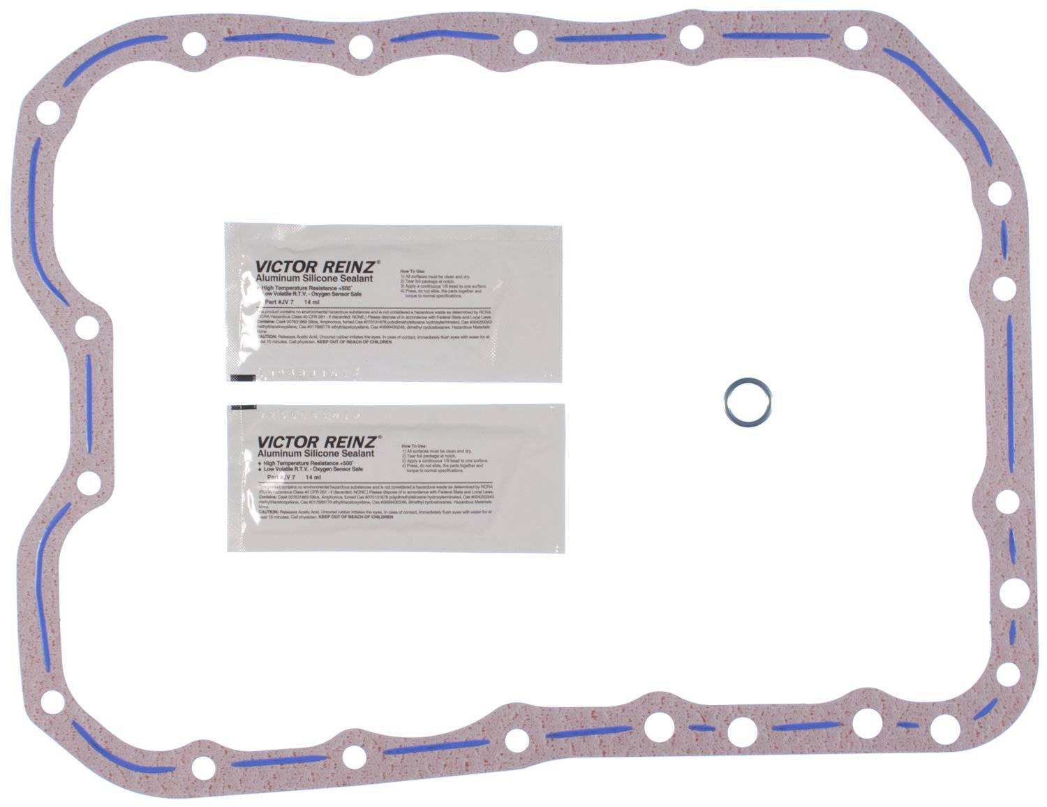 MAHLE Engine Oil Pan Gasket Set  top view frsport OS32367