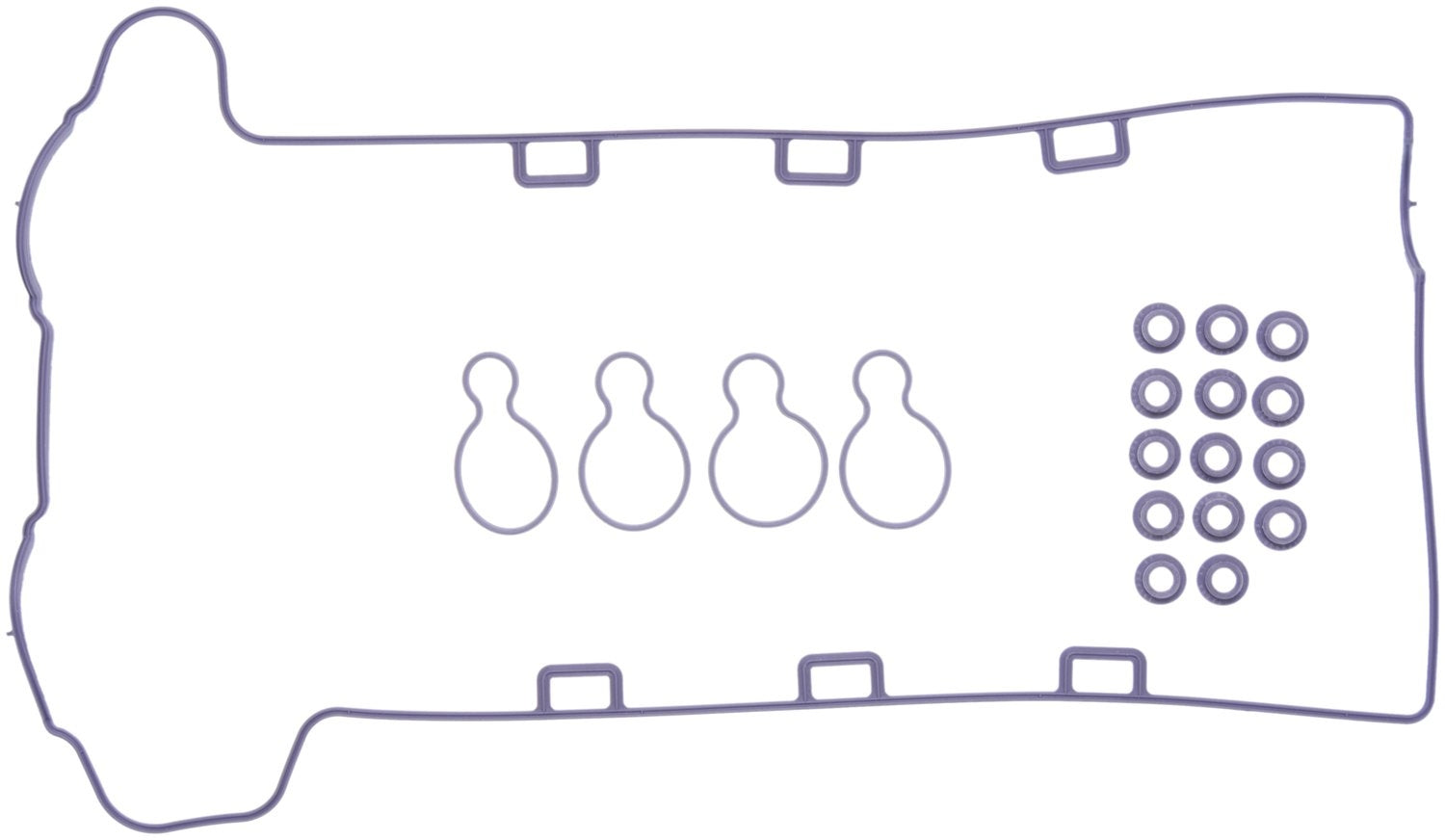 MAHLE Engine Valve Cover Gasket Set  top view frsport VS50403