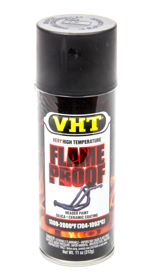 VHT Flat Black Hdr. Paint Flame Proof VHTSP102