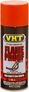 VHT Flat Orange Hdr. Paint Flame Proof VHTSP114