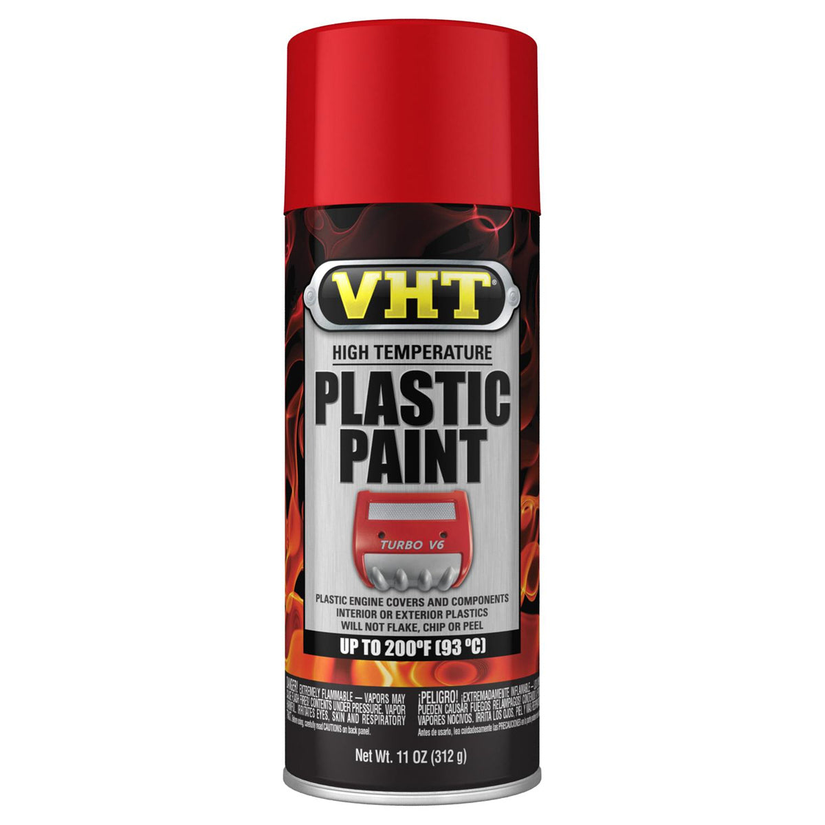 VHT high Temperture Plastic Paint Gloss Red 11oz. VHTSP821