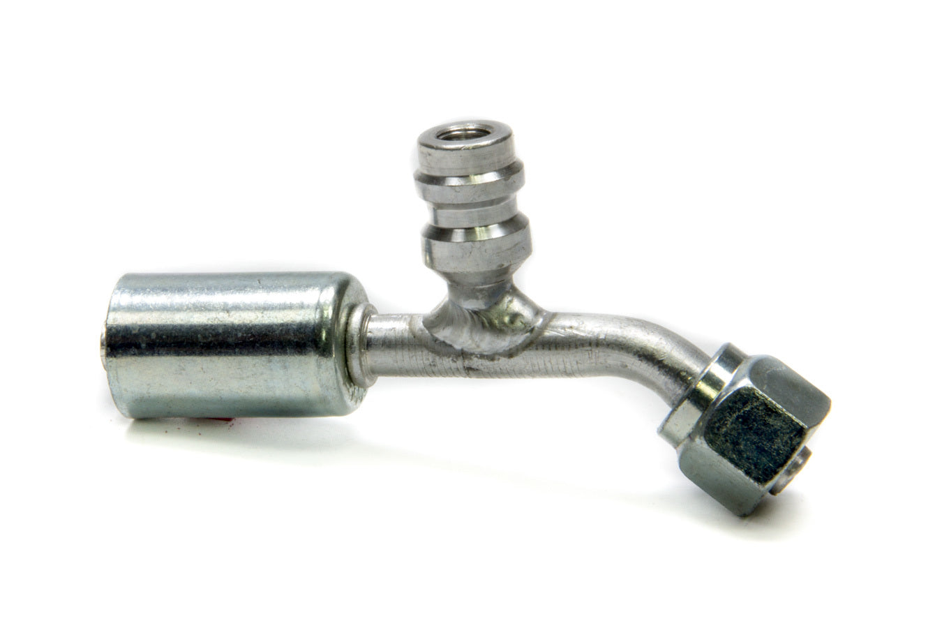 Vintage Air #6 45 Degree Beadlock O-Ring Fitting w/Port VIN35521-VUG