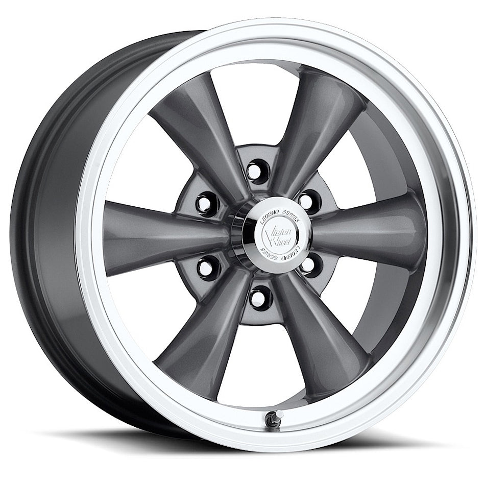 Vision Wheel Wheel 17X8 6-5.50 Gunmet al Legend 6 VIS141H7883GM0