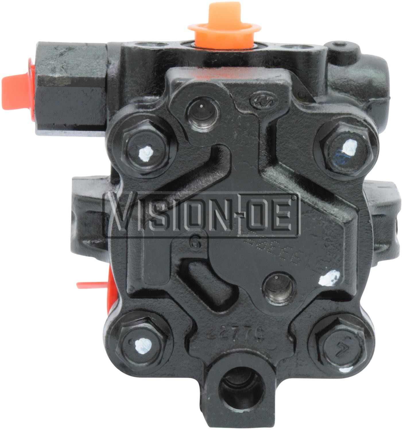 Vision OE Remanufactured Power Steering Pump  top view frsport 910-0112