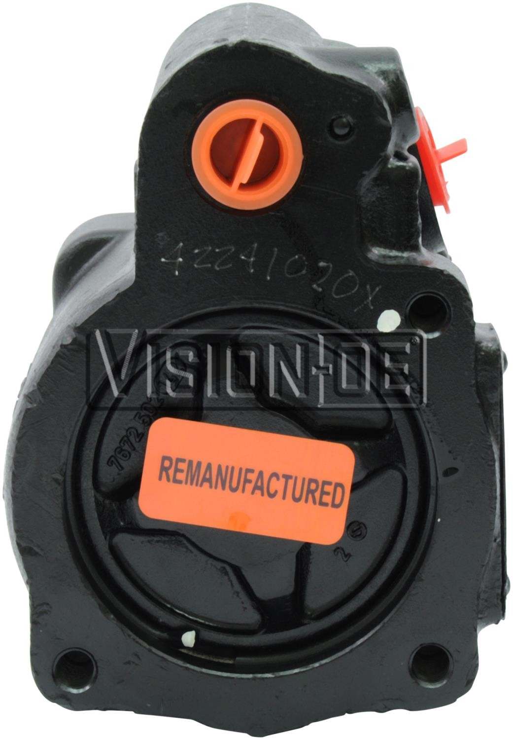 Vision OE Remanufactured Power Steering Pump  top view frsport 990-0266