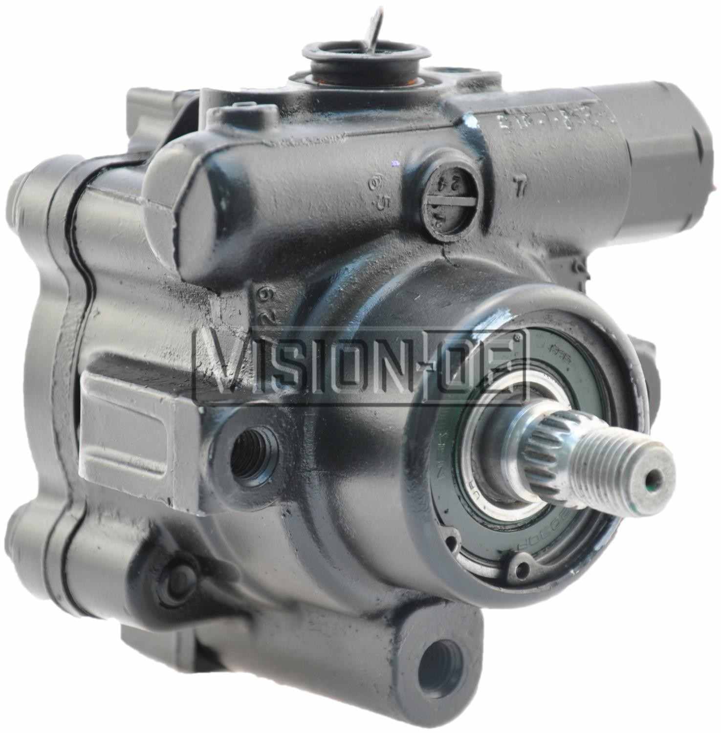 Vision OE Remanufactured Power Steering Pump  top view frsport 990-0391