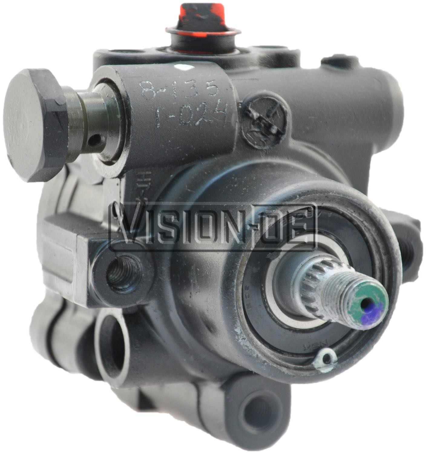 BBB Industries Remanufactured Power Steering Pump  top view frsport 990-0428