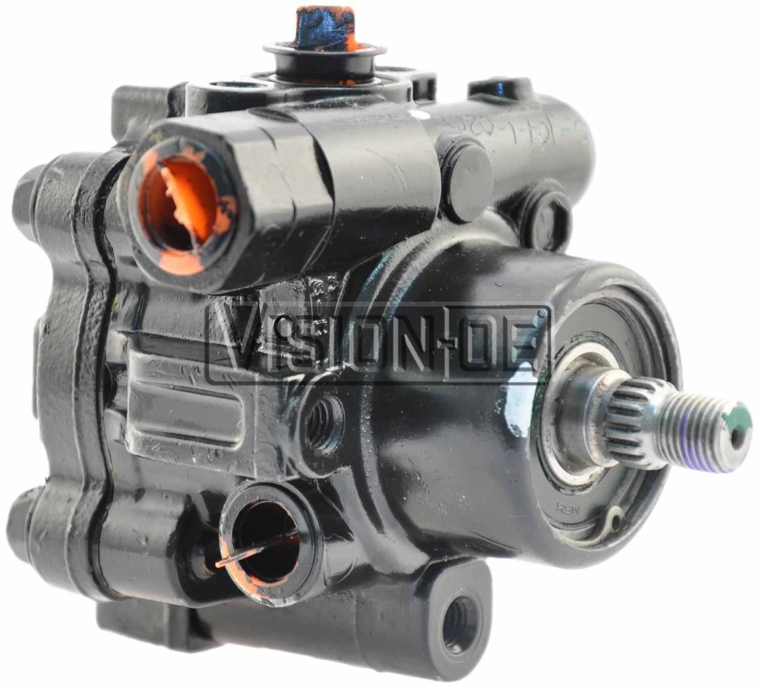 Vision OE Remanufactured Power Steering Pump  top view frsport 990-0631