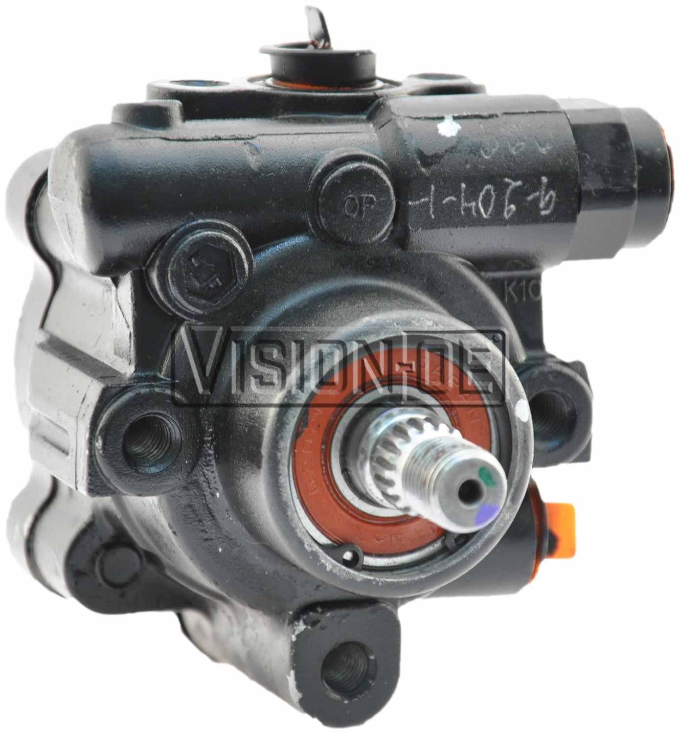 Vision OE Remanufactured Power Steering Pump  top view frsport 990-0658