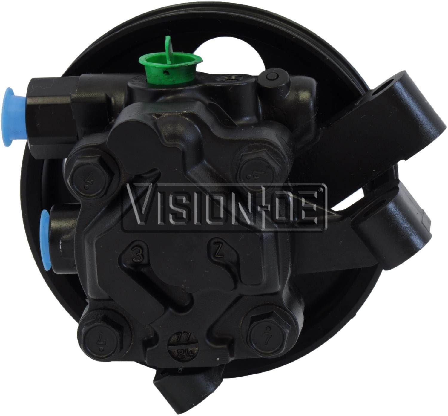 BBB Industries Remanufactured Power Steering Pump  top view frsport 990-0704