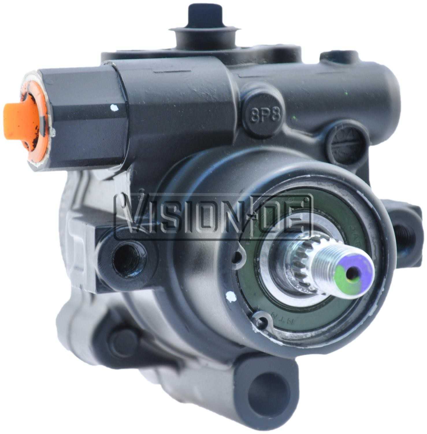 BBB Industries Remanufactured Power Steering Pump  top view frsport 990-0741